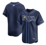 Men Tampa Bay Rays Blank Navy Away Limited Stitched Baseball Jersey