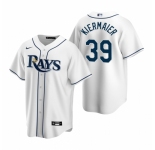 Men's Nike Tampa Bay Rays #39 Kevin Kiermaier White Home Stitched Baseball Jersey