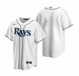 Men's Nike Tampa Bay Rays Blank White Home Stitched Baseball Jersey