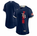 Men's Tampa Bay Rays Blank Nike Navy 2021 MLB All-Star Authentic Jersey