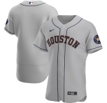 Houston Astros Men's Nike Gray Road 2020 Authentic Official Team MLB Jersey