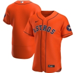 Houston Astros Men's Nike Orange Alternate 2020 Authentic Team MLB Jersey