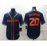 Men's Houston Astros #20 Chas McCormick 2022 Navy City Connect Cool Base Stitched Jersey