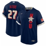 Men's Houston Astros #27 José Altuve Nike Navy 2021 MLB All-Star Game Replica Player Jersey