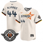 Men's Houston Astros #44 Yordan Alvarez Cream 2025 City Connect Limited Stitched Baseball Jersey