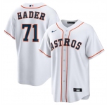 Men's Houston Astros #71 Josh Hader White Cool Base Stitched Baseball Jersey