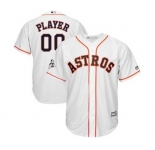 Men's Houston Astros Customized White 2017 World Series Bound Cool Base Custom Baseball Baseball Jersey