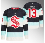 Men Seattle Kraken #13 Brandon Tanev 2024 Deep Sea Blue Winter Classic Stitched Jersey