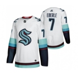 Men's Seattle #7 Kraken Jordan Eberle 2022 Away White Jersey