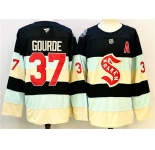 Men's Seattle Kraken #37 Yanni Gourde Deep Sea Blue Winter Classic With A Patch Stitched Hockey Jersey