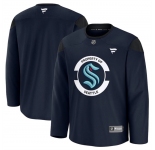 Men's Seattle Kraken Navy 2024-25 Team Practice Stitched Hockey Jersey