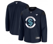 Men's Seattle Kraken Navy 2024-25 Team Practice Stitched Hockey Jersey