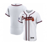 Men's Atlanta Braves Blank 2021 White World Series Champions Stitched Baseball Jersey