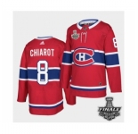 Men's Adidas Canadiens #8 Ben Chiarot Red Road Authentic 2021 Stanley Cup Jersey