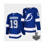 Men's Adidas Lightning #19 Barclay Goodrow Blue Home Authentic 2021 Stanley Cup Jersey