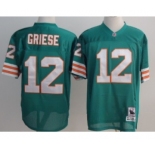 Miami Dolphins #12 Bob Griese Green Throwback Jersey