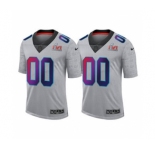 Men's Los Angeles Rams ACTIVE PLAYER Custom Gray 2022 Super Bowl LVI Limited Stitched Jersey