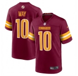 Men's Washington Commanders #10 Way Game Red Stitched Football Jersey