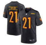 Men's Washington Commanders #21 Sean Taylor 2022 Black Game Stitched Jersey