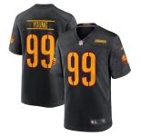 Men's Washington Commanders #99 Chase Young 2022 Black Game Stitched Jersey