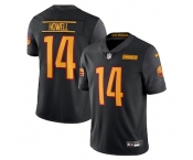 Men's Washington Commanders #14 Sam Howell Nike Black Alternate Vapor Untouchable Limited Jersey