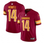 Men's Washington Commanders #14 Sam Howell Nike Burgundy Vapor Untouchable Limited Jersey