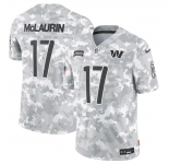 Men's Washington Commanders #17 Terry McLaurin Arctic Camo 2024 FUSE Salute to Service Limited Stitched Jersey