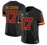 Men's Washington Commanders #17 Terry McLaurin Black 2026 F.U.S.E. Hail Raiser Alternate Vapor Limited Stitched Football Jersey
