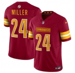 Men's Washington Commanders #24 Von Miller Burgundy 2025 F.U.S.E. Vapor Limited Football Stitched Jersey
