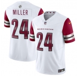 Men's Washington Commanders #24 Von Miller White 2025 F.U.S.E. Vapor Limited Football Stitched Jersey