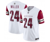 Men's Washington Commanders #24 Von Miller White 2025 F.U.S.E. Vapor Limited Football Stitched Jersey