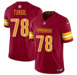 Men's Washington Commanders #78 Laremy Tunsil Burgundy 2025 F.U.S.E. Vapor Limited Football Stitched Jersey