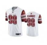 Men's Washington Commanders #98 Matt Ioannidis White Vapor Untouchable Stitched Football Jersey