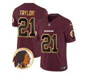 Men's Washington Redskins #1 Jahan Dotson 2023 F.U.S.E Olive Red  Nike Limited Jersey