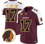 Men's Washington Redskins #17 Terry McLaurin  2023 F.U.S.E Olive Red Gold Nike Limited Jersey