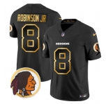 Men's Washington Redskins #8 Brian Robinson 2023 F.U.S.E Olive Black Gold Nike Limited Jersey
