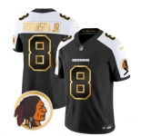 Men's Washington Redskins #8 Brian Robinson 2023 F.U.S.E Olive White Black Gold Nike Limited Jersey