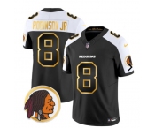 Men's Washington Redskins #8 Brian Robinson 2023 F.U.S.E Olive White Black Gold Nike Limited Jersey