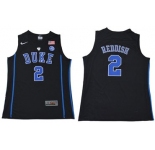 Blue Devils #2 Cameron Reddish Black Basketball Elite Stitched College Jersey
