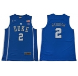 Blue Devils #2 Cameron Reddish Blue Basketball Elite Stitched College Jersey