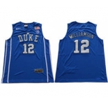 Duke Blue Devils #12 Zion Williamson Royal Blue Basketball Elite Stitched NCAA Jersey