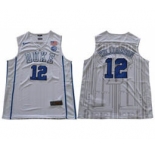 Duke Blue Devils #12 Zion Williamson White Basketball Elite Stitched NCAA Jersey