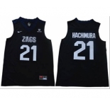 Gonzaga Bulldogs #21 Rui Hachimura Black Stitched College Jersey