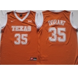Men's Texas Longhorns #35 Kevin Durant Orange Stitched Jersey