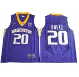 Men's Washington Huskies #20 Markelle Fultz Purple College Basketball 2017 Nike Swingman Stitched NCAA Jersey