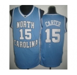North Carolina #15 Vince Carter Blue Revolution 30 College Basketball Jersey