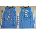 North Carolina #2 Joel Berry II Blue Basketball Stitched NCAA Jersey