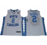 North Carolina #2 Joel Berry II White Basketball Stitched NCAA Jersey