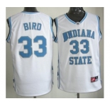 North Carolina #33 Larry Bird White NCAA Basketball Jerseys