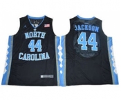 North Carolina #44 Justin Jackson Black Basketball Stitched NCAA Jersey